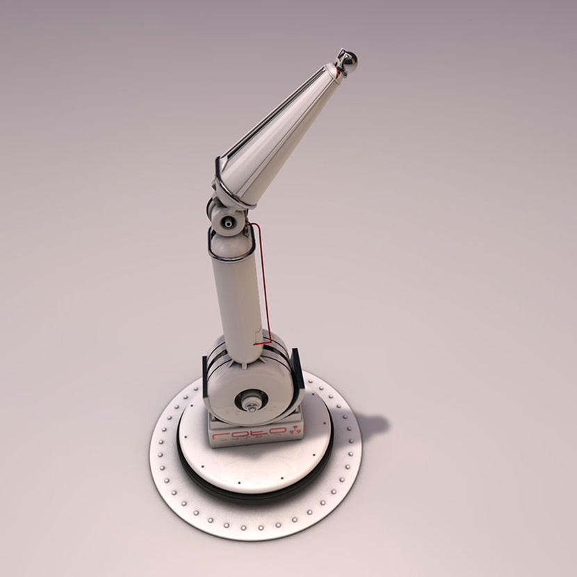机械手臂Robot-Arm创意场景C4D模型3D模型素材MX031