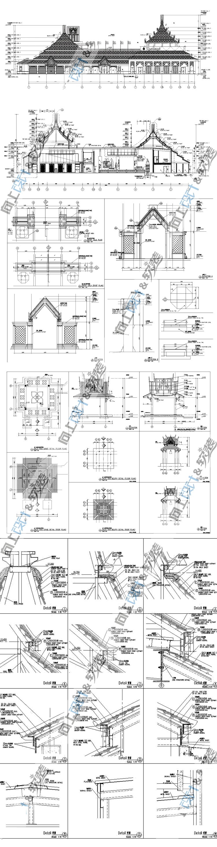 精选 展馆展览馆建筑设计平面施工方案图纸资料CAD源文件素材集 第5张
