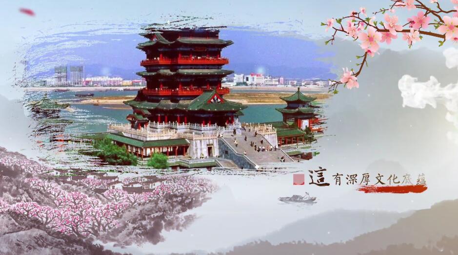 AE模板锦绣中华中国风水墨山水 旅游景点城市宣传片古典开场片头 第6张