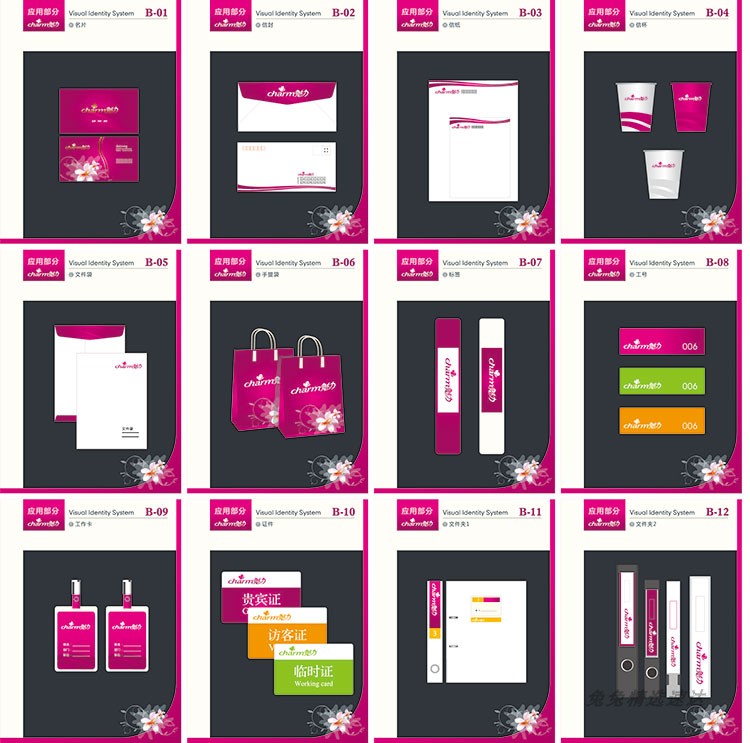 公司企业VI视觉应用设计全套手册模板品牌酒店AI格式导视素材 第6张